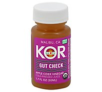 KOR Shots Gut Check Juice Cold Pressed Apple Cider Vinegar - 1.7 Fl. Oz.
