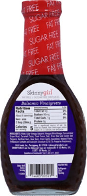 Skinnygirl Dressing Fat Free Sugar Free Balsamic Vinaigrette - 8 Fl. Oz. - Image 5