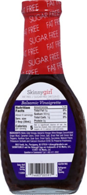 Skinnygirl Dressing Fat Free Sugar Free Balsamic Vinaigrette - 8 Fl. Oz. - Image 6