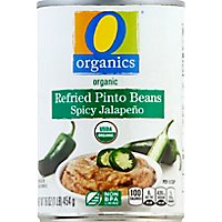 O Organics Beans Refried Spicy Jalapeno - 16 Oz - Image 2