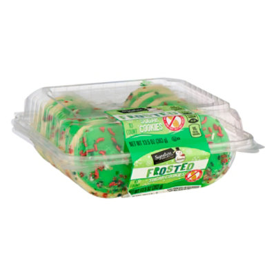 Signature Select Season Sugar Cookie Frosted Green - 13.5 Oz