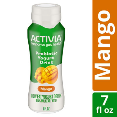 Activia Probiotic Yogurt Drink Lowfat Mango - 7 Fl. Oz. - tomthumb