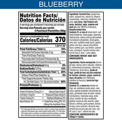 Pop-Tarts Toaster Pastries Frosted Blueberry Breakfast Foods 8 Count - 13.5 Oz - Image 3
