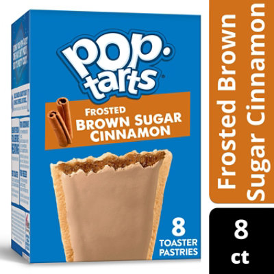 Pop-Tarts Toaster Pastries Breakfast Foods Frosted Brown Sugar 8 Count - 13.5 Oz