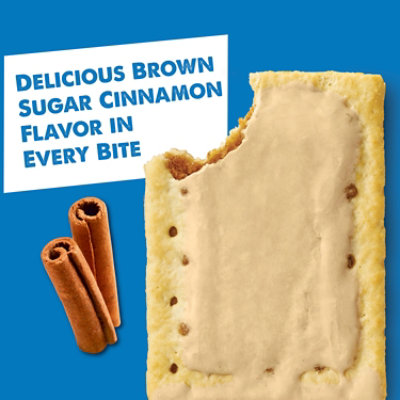 Pop-Tarts Toaster Pastries Frosted Brown Sugar Cinnamon Breakfast Foods 12 Count - 20.3 Oz - Image 5
