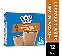 Pop-Tarts Toaster Pastries Breakfast Foods Frosted Brown Sugar 12 Count - 20.3 Oz