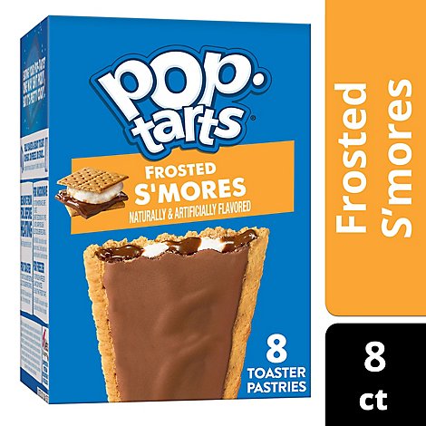 Pop-Tarts Toaster Pastries Breakfast Foods Frosted Smores 8 Count - 13.5 Oz