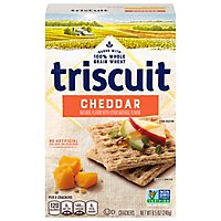Triscuit Crackers Wheat Whole Grain Cheddar - 8.5 Oz - Image 3