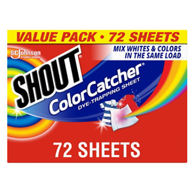 Shout Color Catcher Dye Trapping Sheets - 72 Count - Image 2