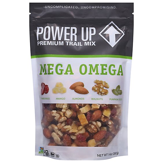 Power Up Trail Mix All Natural Mega Omega - 14 Oz
