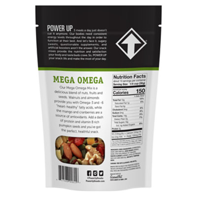 Power Up Trail Mix All Natural Mega Omega - 14 Oz - Image 2