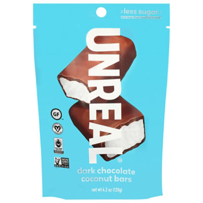 Unreal Choc Drk Ccnt Bar Bag - 4.2 Oz - Image 3