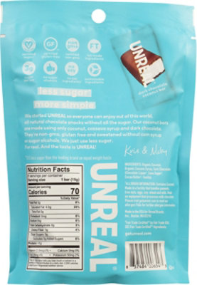 Unreal Choc Drk Ccnt Bar Bag - 4.2 Oz - Image 5