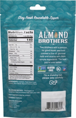 Almond Brothers Cashews Coconut - 6 Oz - Image 6