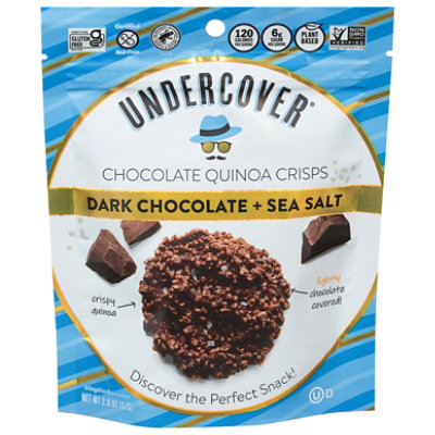 Undercover Dark Chocolate + Sea Salt Quinoa Crisps - 2 Oz - Image 3