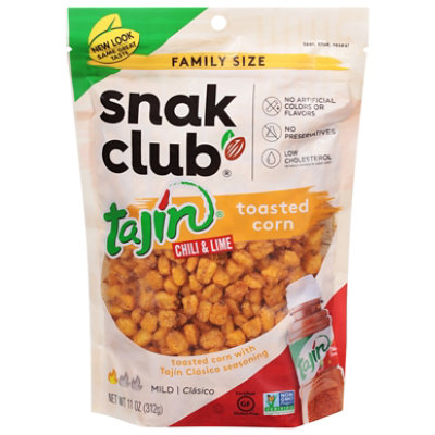 Snak Club Toasted Corn Tajin Chili & Lime Mild - 11 Oz