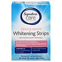 Signature Care Whitening Strips Gentle White - 24 Count - Image 3