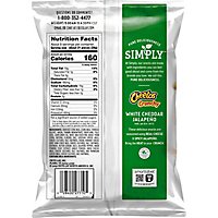 Cheetos Simply Cheese Flavored Snacks Crunchy White Cheddar Jalapeno - 8.5 Oz - Image 6