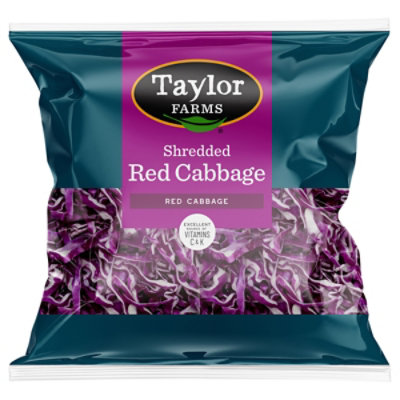 Taylor Farms Shredded Red Cabbage - 8 Oz - Image 1