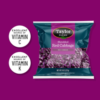 Taylor Farms Shredded Red Cabbage - 8 Oz - Image 5