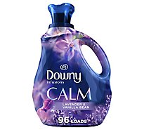 Downy Infusions Fabric Softener Calm Lavender & Vanilla Bean - 64 Fl. Oz.
