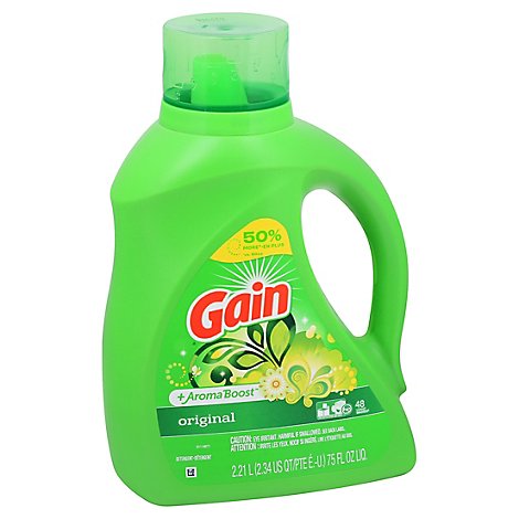 Gain + Aroma Boost Liquid Laundry Detergent Original 48 Loads - 75 Fl. Oz.