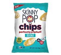 SkinnyPop Popped Chips Sea Salt - 4 Oz