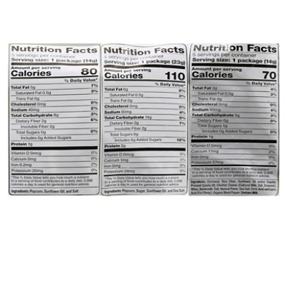SkinnyPop And Pirate's Booty Family Snack Pack Individual Snack Sized Bags - 14 Count - Image 4