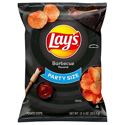 Lays Potato Chips Barbecue Party Size - 12.5 Oz - Image 2
