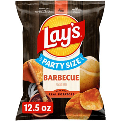 Lays Potato Chips Barbecue Party Size - 12.5 Oz - Image 2