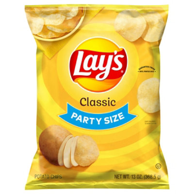 Lays Potato Chips Classic Party Size - 13 Oz - Andronico's