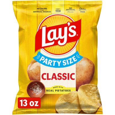 Lays Potato Chips Classic Party Size - 13 Oz - Image 2