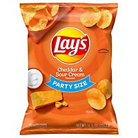 Lays Potato Chips Cheddar & Sour Cream Party Size - 12.5 Oz - Image 3