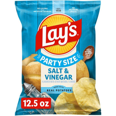 Lays Potato Chips Salt & Vinegar Party Size - 12.5 Oz - Image 2