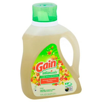 Gain Botanicals Laundry Detergent Plant Based Orange Blossom Vanilla 48