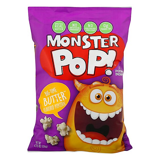 Monster Pop Butter Popcorn - 4.75 Oz