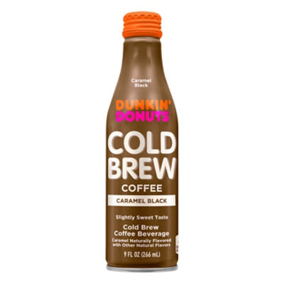 Dunkin Donuts Cold Brew Caramel Black Bottle - 9 Fl. Oz. - Image 1
