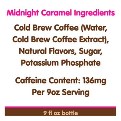 Dunkin Donuts Cold Brew Caramel Black Bottle - 9 Fl. Oz. - Image 5
