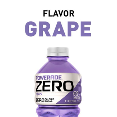 POWERADE Zero Grape Electrolyte Sports Drink Bottle - 28 Fl. Oz. - Image 3
