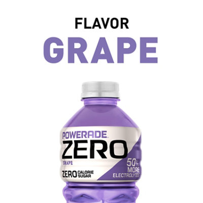 POWERADE Sports Drink Electrolyte Enhanced Zero Sugar Grape - 28 Fl. Oz. - Image 3