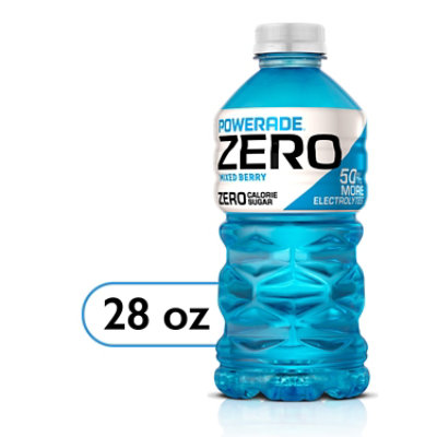 POWERADE Sports Drink Electrolyte Enhanced Zero Sugar Mixed Berry - 28 Fl. Oz. - Image 2