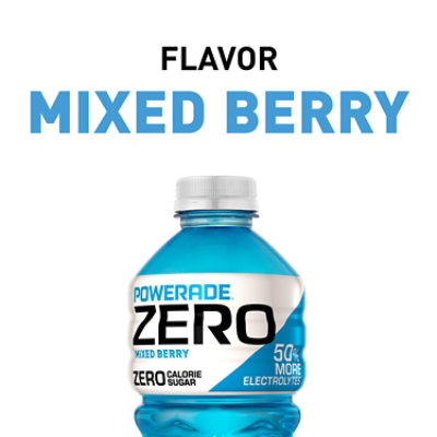 POWERADE Sports Drink Electrolyte Enhanced Zero Sugar Mixed Berry - 28 Fl. Oz. - Image 3