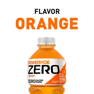 POWERADE Sports Drink Electrolyte Enhanced Zero Sugar Orange - 28 Fl. Oz. - Image 4