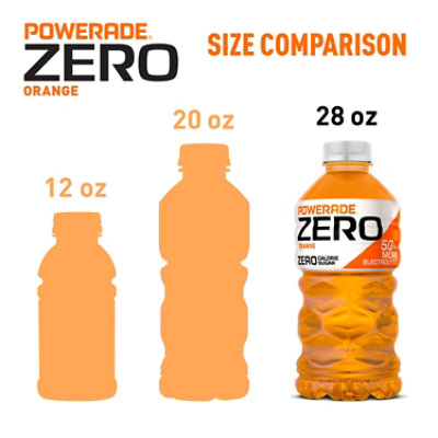 POWERADE Sports Drink Electrolyte Enhanced Zero Sugar Orange - 28 Fl. Oz. - Image 5