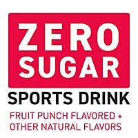 POWERADE Sports Drink Electrolyte Enhanced Zero Sugar Fruit Punch - 28 Fl. Oz. - Image 2