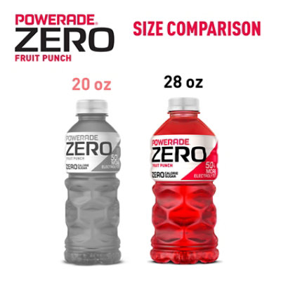 POWERADE Sports Drink Electrolyte Enhanced Zero Sugar Fruit Punch - 28 Fl. Oz. - Image 6