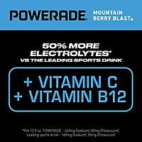 POWERADE Sports Drink Electrolyte Enhanced Mountain Berry Blast - 28 Fl. Oz. - Image 3