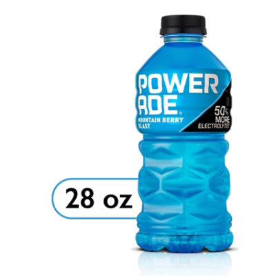 POWERADE Sports Drink Electrolyte Enhanced Mountain Berry Blast - 28 Fl. Oz. - Image 1