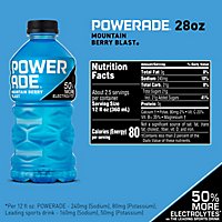 POWERADE Sports Drink Electrolyte Enhanced Mountain Berry Blast - 28 Fl. Oz. - Image 4
