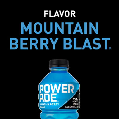 POWERADE Sports Drink Electrolyte Enhanced Mountain Berry Blast - 28 Fl. Oz. - Image 4